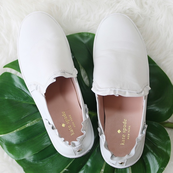 kate spade lilly sneakers white